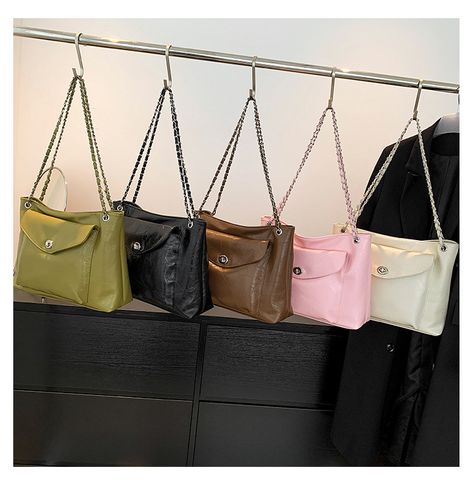 Women's Large Pu Leather Solid Color Elegant Zipper Tote Bag