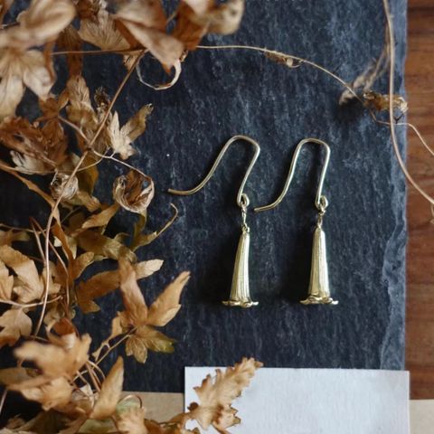 Kupfer Vergoldet Einfacher Stil Klassischer Stil Überzug Kette Blume Ringe Ohrringe