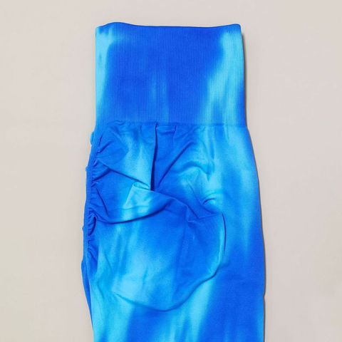 Simple Style Gradient Color Nylon Active Bottoms Skinny Pants Sweatpants