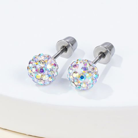 1 Piece Ear Cartilage Rings & Studs Simple Style Classic Style Round 304 Stainless Steel Ear Cartilage Rings & Studs