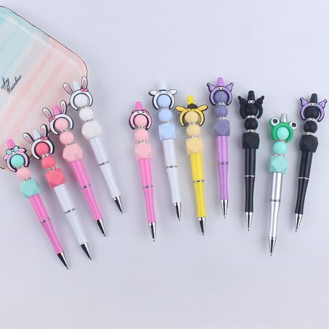 1 Piece Cat Frog School Daily PVC Cute Ballpoint Pen