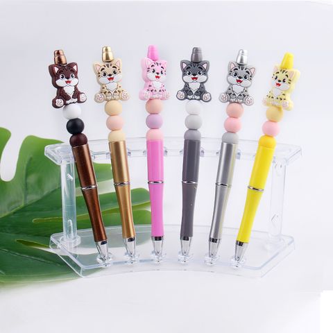 1 Piece Cat School Daily PC Simple Style Ballpoint Pen