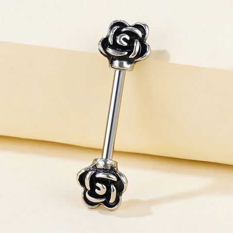 1 Piece Nipple Rings & Studs Basic Modern Style Classic Style Rose 304 Stainless Steel Nipple Rings & Studs