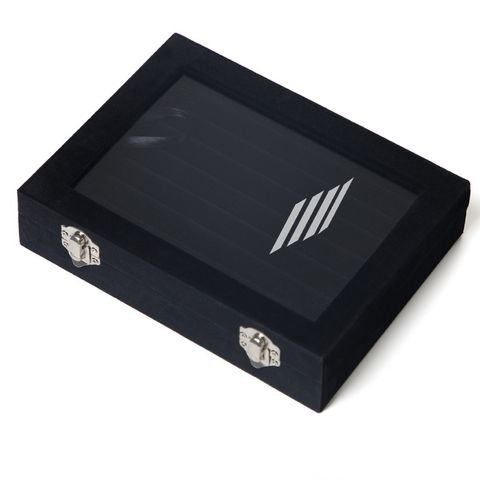 Fashion Solid Color Flannel Jewelry Boxes