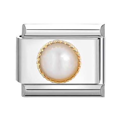 1 Stück 9*10mm Edelstahl 304 Künstliche Perlen Quadrat Poliert Perlen