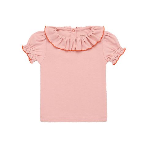 Cute Simple Style Solid Color Cotton T-shirts & Blouses