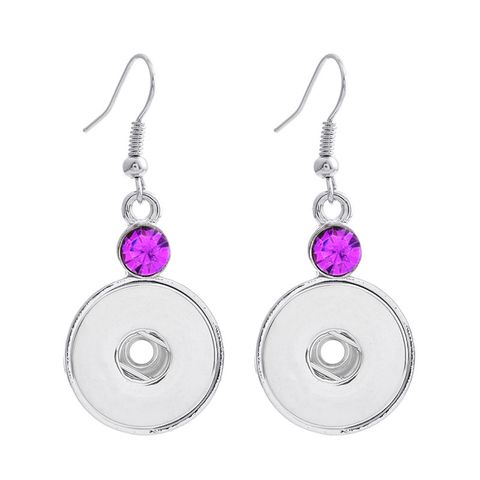 1 Pair Alloy Solid Color Earring Findings