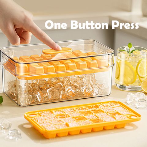 Simple Style Solid Color PET Ice Tray 1 Piece