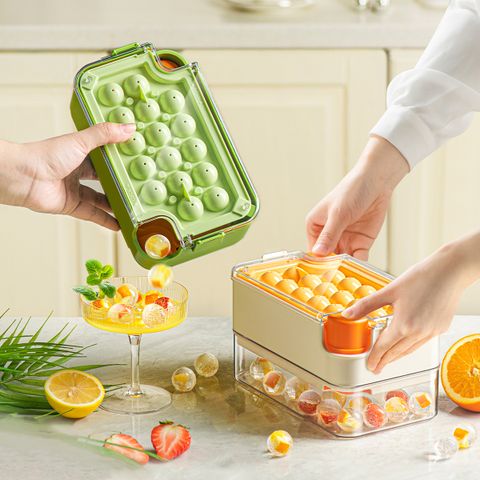 Basic Simple Style Solid Color Plastic Ice Tray 1 Piece