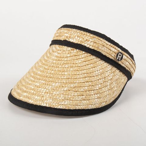 Women's Elegant Simple Style Letter Curved Eaves Sun Hat