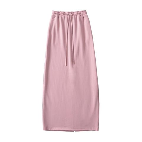 Daily Date Bar Women's Sexy Solid Color Spandex Polyester Zipper Skirt Sets Skirt Sets