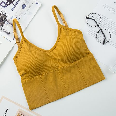 Solid Color Sports Bras Shaping Underwear