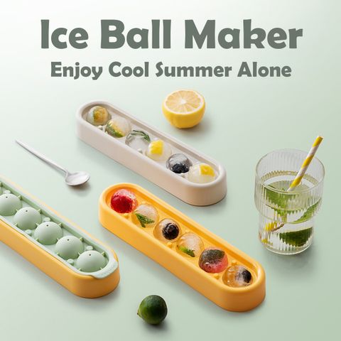 Simple Style Solid Color PP Ice Tray 1 Piece