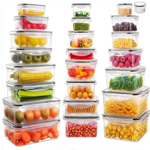 New Products In Stock Pp Material Crisper Sealed Jar Refrigerator Kitchen Food Can Cereals Storage Jar Snack Storage