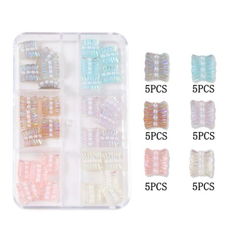 Fairy Style Princess Geometric Resin Nail Decoration Accessories A Pack Of 30