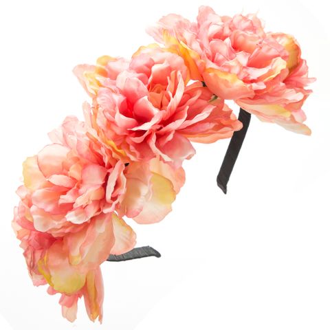 Women's Casual Vacation Classic Style Flower Alloy Cloth Patchwork Plating Flowers Hair Band