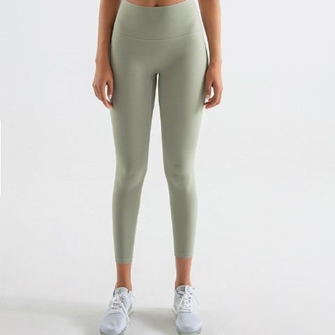Simple Style Solid Color Nylon Brushed Fabric Collarless Active Bottoms Skinny Pants Sweatpants