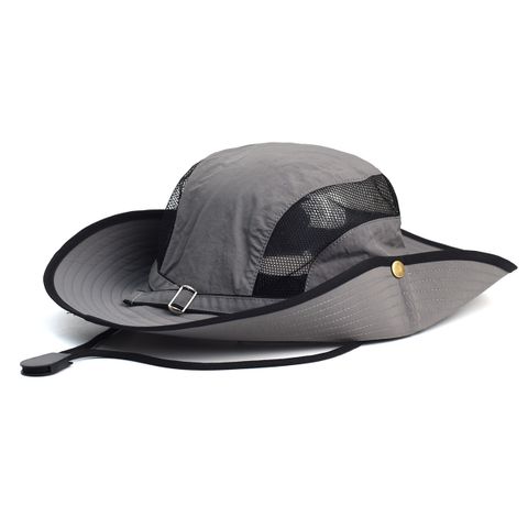 Unisex Casual Geometric Wide Eaves Sun Hat