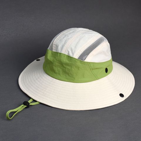Unisex Casual Color Block Curved Eaves Sun Hat