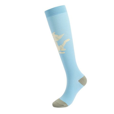Unisex Sports Geometric Nylon Jacquard Socks