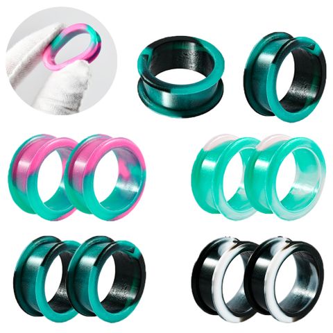 1 Pair Ear Cartilage Rings & Studs Modern Style Classic Style Geometric Silica Gel Ear Extender