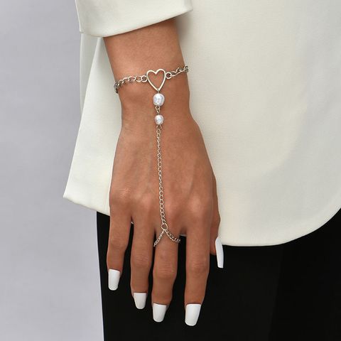 Estilo SIN Estilo Nórdico Estilo Simple Infinidad Forma De Corazón Aleación Enchapado Unisexo Pulsera