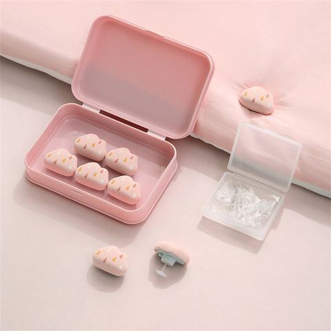 Casual Solid Color Plastic Cotton Pin