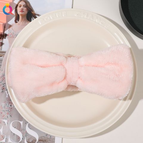 Women's Modern Style Simple Style Classic Style Solid Color Bow Knot Cloth Hair Band Wrist Strap