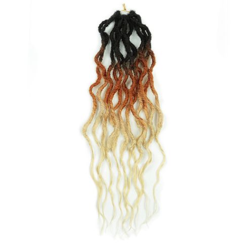 Women's African Style Casual Japanese Silk Long Curly Hair Wigs