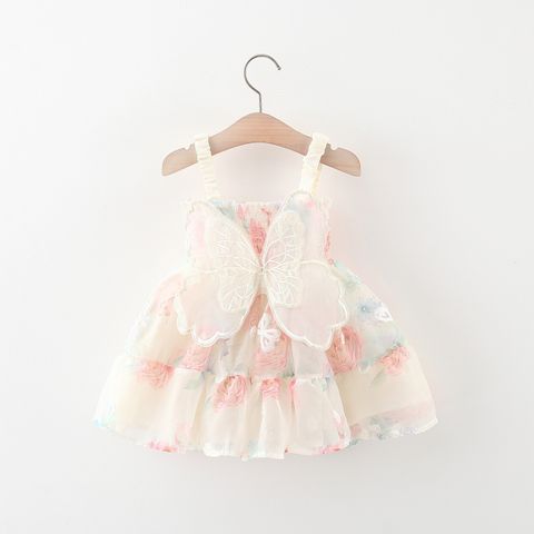 Princess Cute Butterfly Cotton Girls Dresses