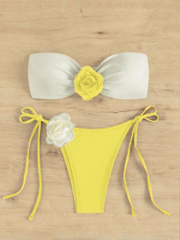 Women's Floral 2 Pieces Set Bikinis Swimwear