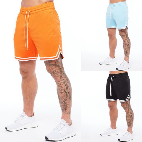 Men's Solid Color Sports Regular Fit Men's Bottoms
