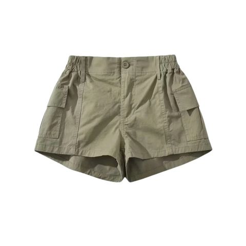 Women's Daily Streetwear Solid Color Shorts Casual Pants Cargo Pants Shorts