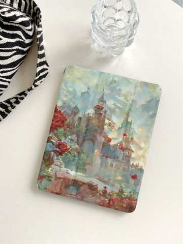 Plastic Castle Plant Rose Classical Tablet PC Protective Sleeve Phone Accessories