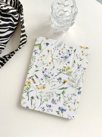 Plastic Plant Flower Pastoral Tablet PC Protective Sleeve Phone Accessories