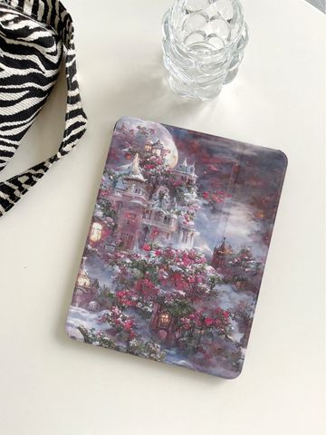 Plastic Castle Plant Flower Classical Tablet PC Protective Sleeve Phone Accessories