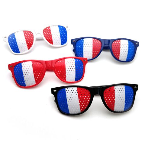 Simple Style Multicolor Party World Cup Flag Glasses Gift