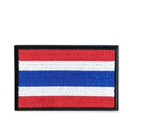 Simple Style Flag Polyester Cloth Stickers
