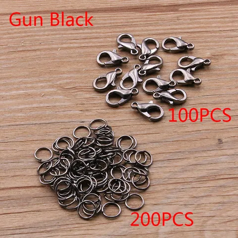 1 Set Diameter 7 Mm Alloy Metal Iron Geometric Polished Lobster Clasp