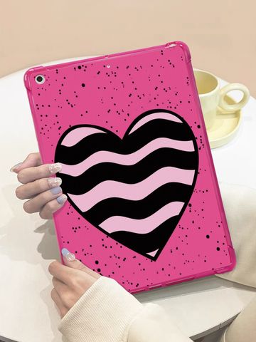 El Plastico Doble Corazon Elegante Funda Protectora Para Tableta PC Accesorios Para Teléfono