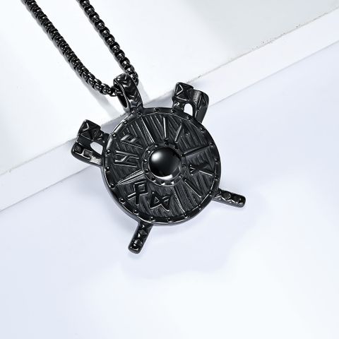 IG Style Gothic Cool Style Axe 304 Stainless Steel Men's Pendant Necklace