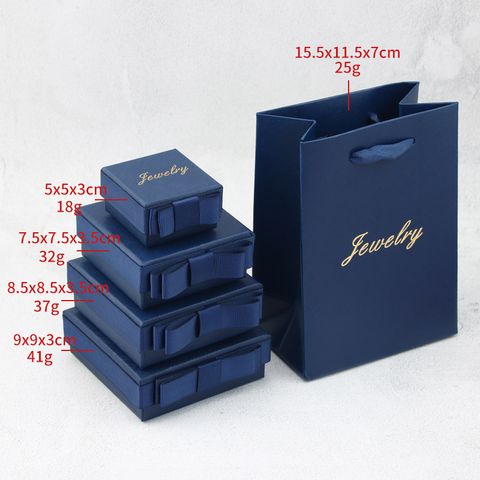 Retro Letter Paper Jewelry Packaging Bags 1 Piece