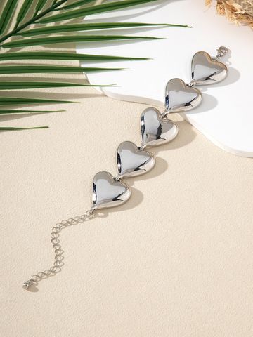 Simple Style Heart Shape Zinc Alloy Women's Necklace