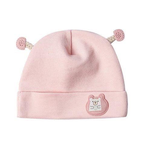 Children Unisex Cartoon Style Cute Solid Color Embroidery Baby Hat