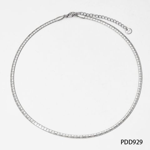 304 Stainless Steel 16K Gold Plated White Gold Plated Gold Plated Casual Solid Color Choker