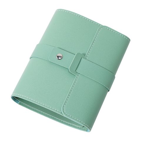Elegant Solid Color Pu Leather Jewelry Bag