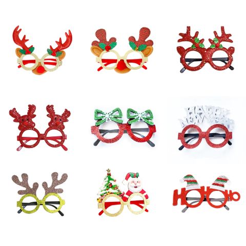 Christmas Cute Classic Style Color Block Plastic Masquerade Carnival