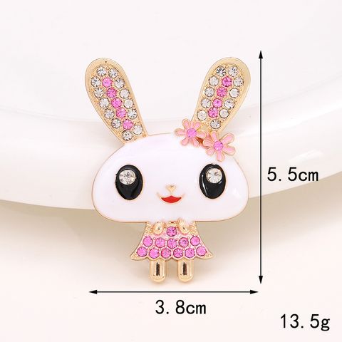 1 Piece 2.2*1.7cm 3*1.5cm Metal Artificial Pearls Rhinestones Rabbit Phone Case Jewelry Stickers Hole Shoes Accessories Materials