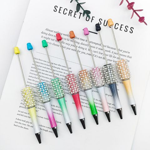 1 Piece Gradient Color Solid Color Learning Ordinary Plastic Casual Cute Ballpoint Pen