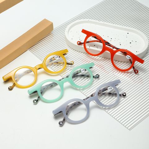 Elegant Basic Oval Ac Presbyopic Glasses Full Frame Glasses